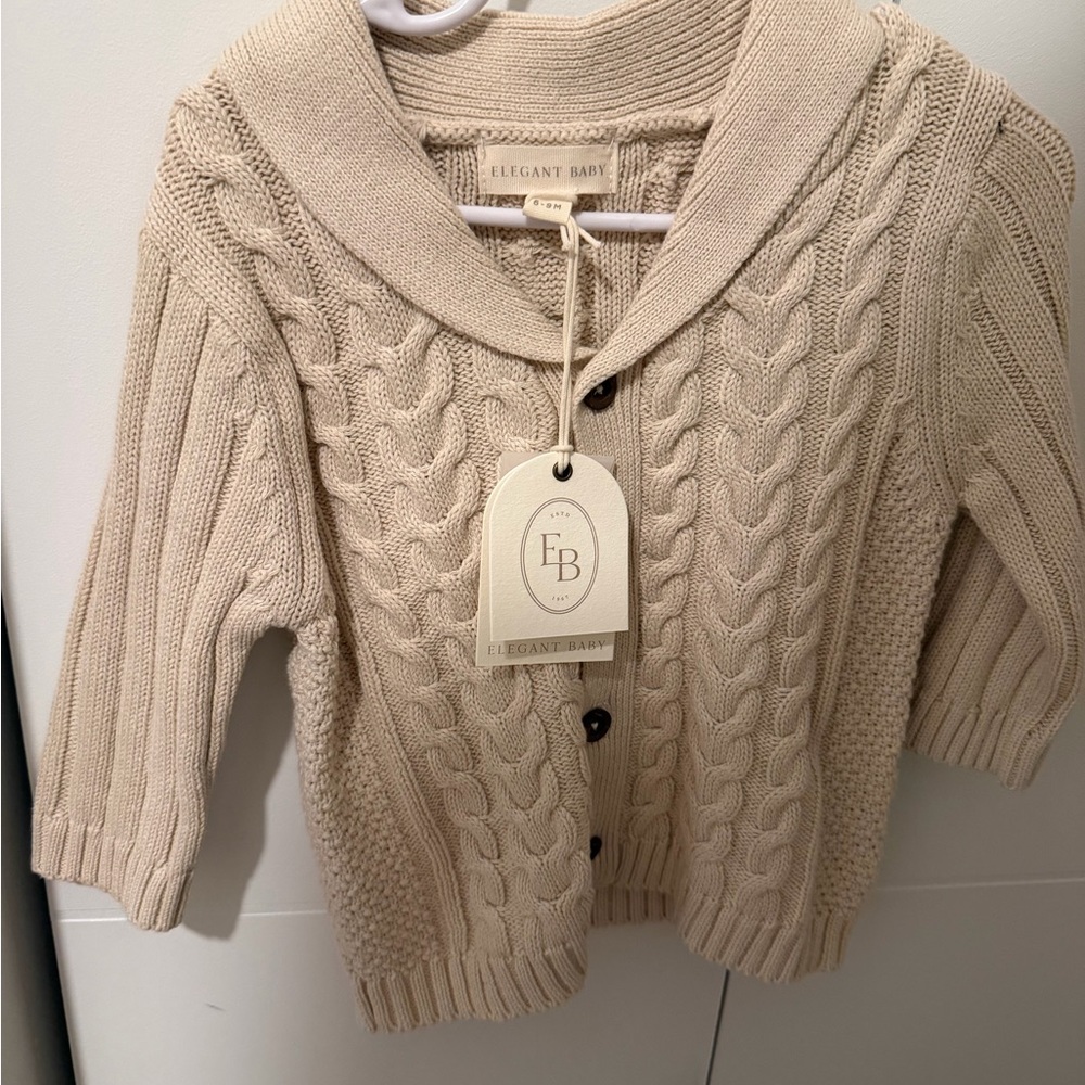 Cream Cable Knit Sweater